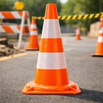 Cono Tránsito Vial Reflectivo Base Pesada 45cm, 70cm Y 90cm - Imagen 3