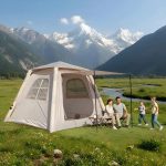 Carpa Inflable Para 4 Personas Con Avance Y Ventana Camping - Imagen 3