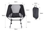 Silla Tipo Inodoro Acero Inoxidable Para Camping - Imagen 3