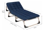 Catre Plegable Reclinable Acolchonado Hasta 160kg 75cm Ancho - Imagen 6