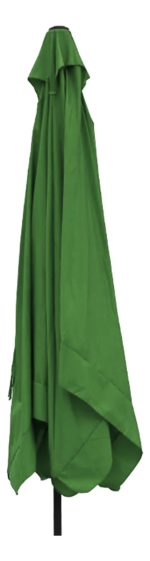 Sombrilla Jardín Arye 2.7m Con Base Y Manivela Color Verde - Imagen 3
