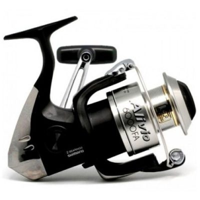 Reel Shimano Alivio 6000fa Frontal Pesca Variada Río Mar Negro