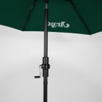 Sombrilla Jardín Arye 2.7m Con Base Y Manivela Color Verde - Imagen 9