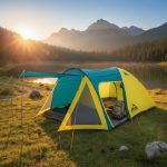 Carpa Igloo Con Avance Cerrado Arye Para 4 A 5 Personas