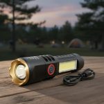 Linterna Recargable Usb 3 Modos De Iluminación Gran Aventura - Imagen 3