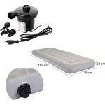 Combo Colchón Inflable 1 Plaza + Inflador Eléctrico Gran Ave