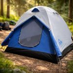 Carpa Igloo Con Sobretecho 2/3 Personas Impermeable Camping - Imagen 3