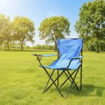Silla Plegable Con Posa Brazo Camping Playa - Imagen 3