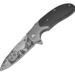 Navaja Diseño Lobo Deportiva Camping Tactica Defensa