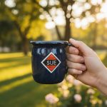 Mate Enlozado Sue Clásico Esmaltado 7cm Pequeño Granaventura