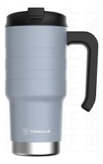 Vaso Térmico Termolar Para Cafe Te Frio Calor Gris 590ml - Imagen 7