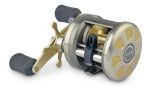 Reel Rotativo Shimano Cardiff 400 - Manija Derecha Cobre Y Dorado Derecho