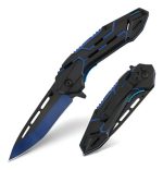 Navaja Deportiva Tactica Blue Blade Defensa Sami Automatica