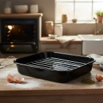 Asadera Sue C/rejilla 40x32 Esmaltada Grande Gastronomica