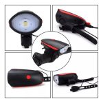 Luz Frontal Y Bocina Recargable Para Bicicleta Gran Aventura - Imagen 2