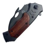 Cuchillo Navaja Tipo Karambit Semiautomático Tactico - Imagen 2