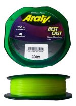 Tanza Nylon Monofilamento Araty 0.50 Mm Amarillo Fluor - Imagen 2