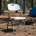 Silla Plástica Plegable Reforzada Camping Jardin 150kg - Imagen 3