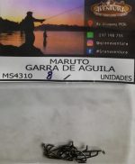 Anzuelo Maruto Garra De Aguila N°8 X 10 Uni Bronce Pesca - Imagen 2