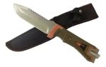 Cuchillo Militar Táctico Con Rompe Cristales Incluye Funda - Imagen 2