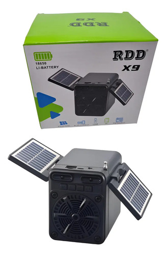 D_678527-MLU95019526514_102025-O.jpg Parlante Solar Explorer Doble Portátil Recargable - Imagen 1