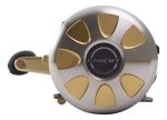 Reel Rotativo Shimano Cardiff 400 - Manija Derecha Cobre Y Dorado Derecho - Imagen 2