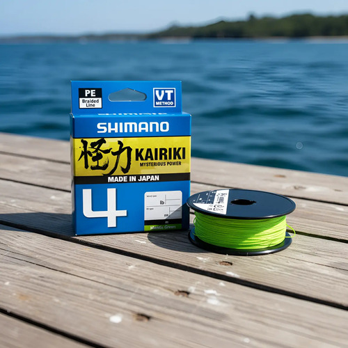 D_681664-MLU96878919738_112025-O.jpg Tanza Multifilamento Kairiki 4 Verde 15lb/30lb Y 150m/300m - Imagen 1