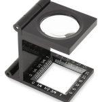 Lupa Metalica Plegable Compacta Con Regla Aumento 5x Carson
