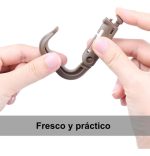 Mosqueton D-ring Molle Hebilla Tactica Mochila Chaleco Arena - Imagen 6