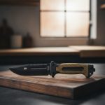 Cuchillo Táctico Reforzado + Funda + Brujula, Todo Terreno - Imagen 4