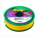 Tanza Nylon Monofilamento Araty 0.45 Mm Amarillo Fluor - Imagen 2