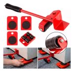 Ruedas Palanca Elevadora Mover Placard Heladera Lavarropa - Imagen 2