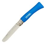 Navaja Opinel N.7 Acero Inoxidable Punta Redonda Azul