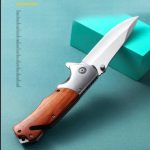 Navaja Fuerte Con Corta Cinto Tactica Camping Supervivencia - Imagen 7