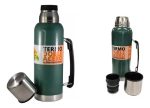 Termo Acero Inox Doble Pared Termico 1 Litro Con Manija - Imagen 2