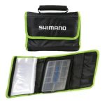 Bolso Shimano Con Caja Señuelo Pesca Divisiones Soft Vinilo