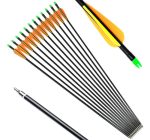 2 Flechas Fibra De Vidrio Con Punta De Caza Tiro Incluidas - Imagen 4