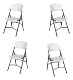 Silla Plástica Plegable Reforzada Camping Jardin 150kg X4 - Imagen 10