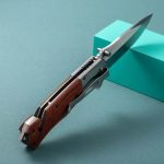 Navaja Fuerte Con Corta Cinto Tactica Camping Supervivencia - Imagen 4