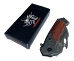 Cuchillo Navaja Tipo Karambit Semiautomático Tactico - Imagen 4