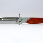 Navaja Modelo Ak47 Mango De Madera Militar