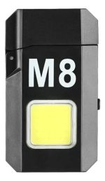 Encendedor Recargable Electrico Anti Viento Con Linterna - Imagen 3