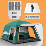 Carpa Estructural Reforzada 4-5 Personas Impermeable Camping - Imagen 8