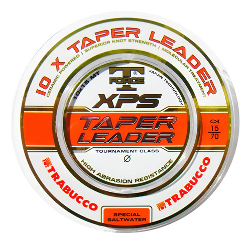 D_760257-MLU93593822004_102025-O.jpg Tanza Trabucco Xps Taper Leader 0.20-0.57 10x15 Metros - Imagen 1