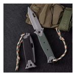 Navaja Refozada En Acero Rompe Cristal Y Paracord Camaping - Imagen 5