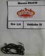 Anzuelo Maruto Garra De Aguila N°2/0 X 10 Uni Bronce Pesca - Imagen 2