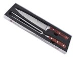 Set Cuchillo Y Trinche Para Asado Trento Español En Madera - Imagen 5