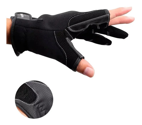 D_769984-MLU31246522910_062019-O.jpg Guantes Antideslizante Medio Dedo Para Pesca Tsurinoya - Imagen 1