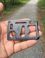 Tarjeta Multiherramienta Supervivencia Camping Acero Inox - Imagen 6