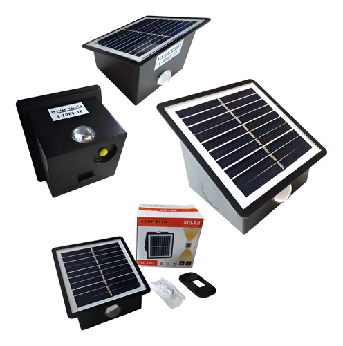D_783971-MLU96153094011_102025-O.jpg Kit X2 Luces Solares Para Pared Exterior Sensor Movimiento - Imagen 1